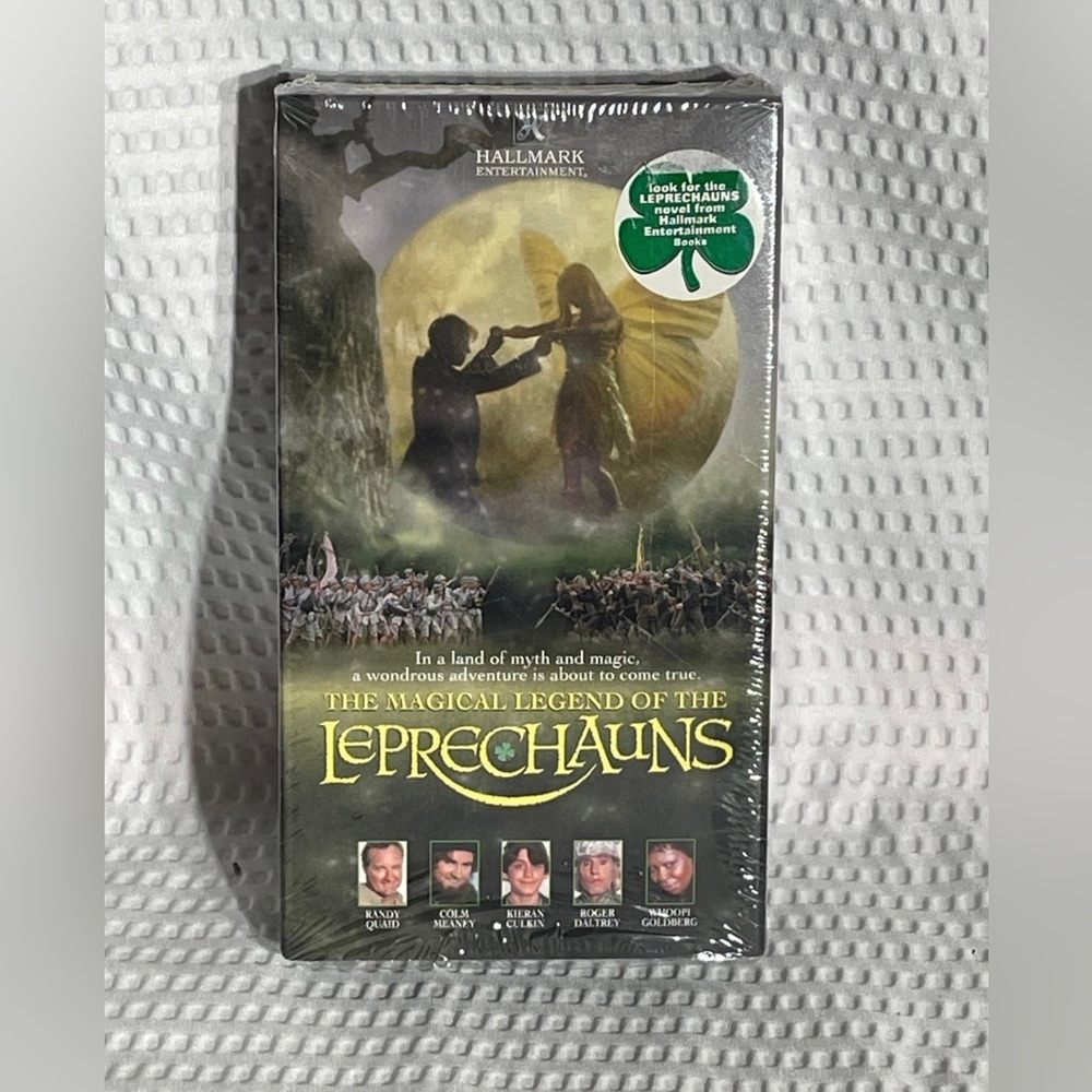 Magical Legend of the Leprechauns VHS tape 1999 Roger Daltrey Goldberg movie NEW